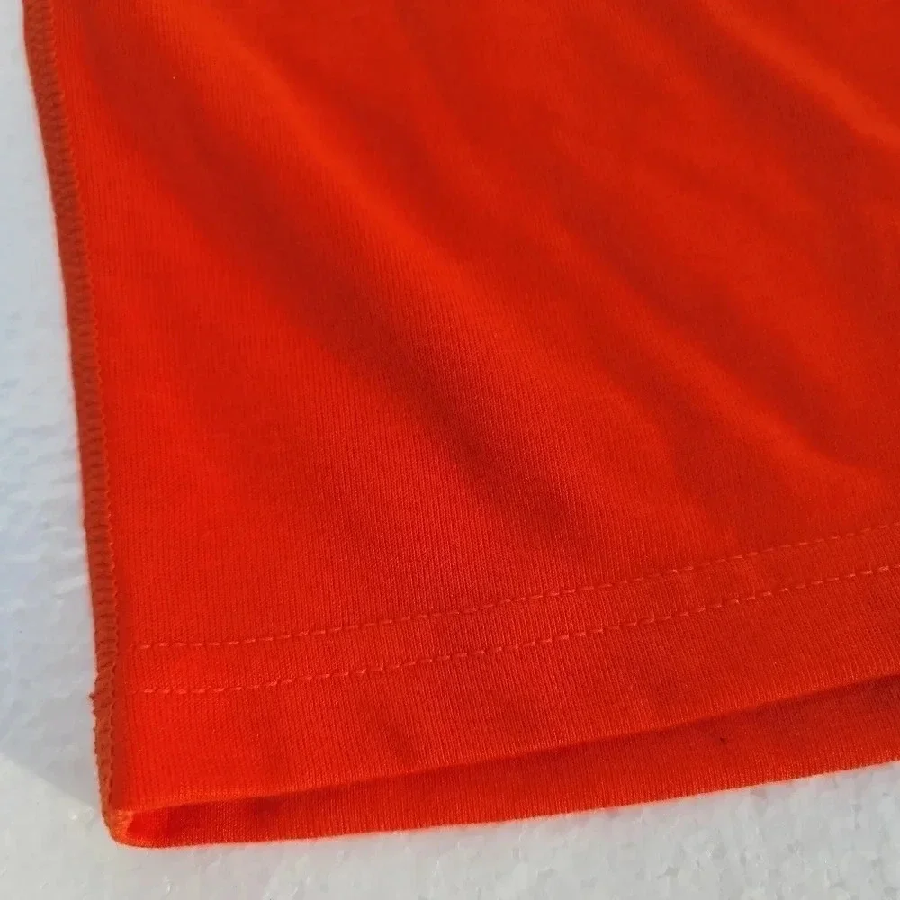 NWT Adidas The Go-To Tee University Miami Mens L Orange Short Sleeve College M